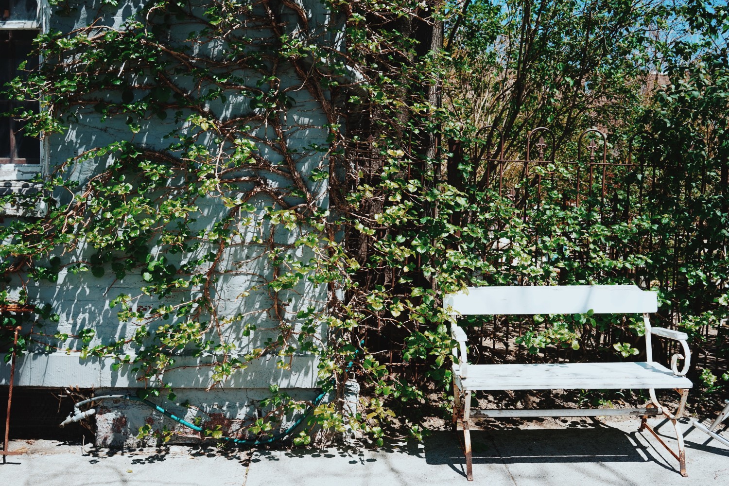 Hudson NY Quiet Bench Dante Vincent Photography